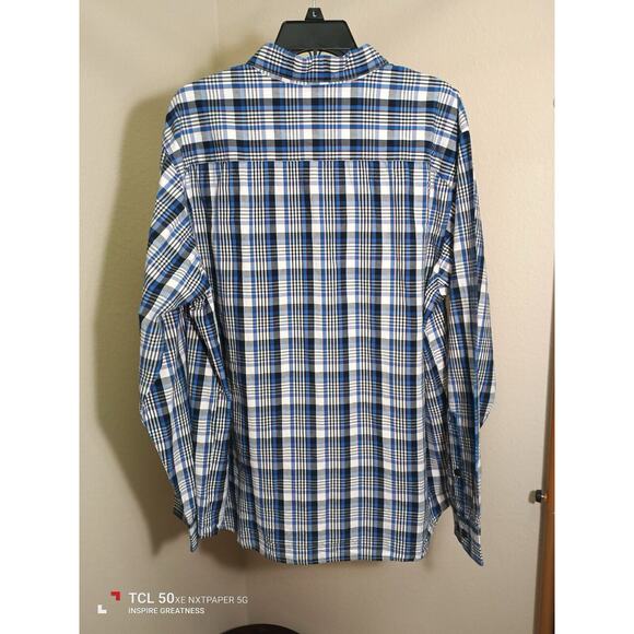 Columbia Long Sleeve Plaid Button Up Shirt Men's Xl - Picture 2 of 4